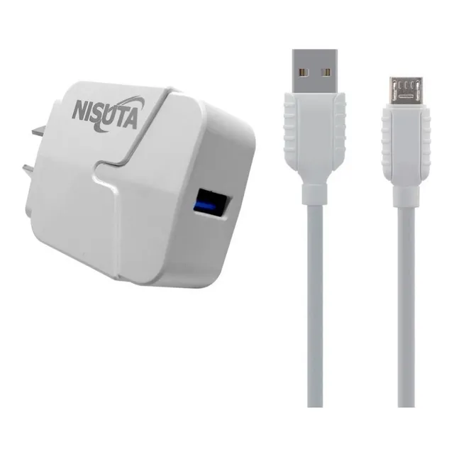 CARGADOR CELULAR NISUTA M-USB 2.1A NS-FU521UM