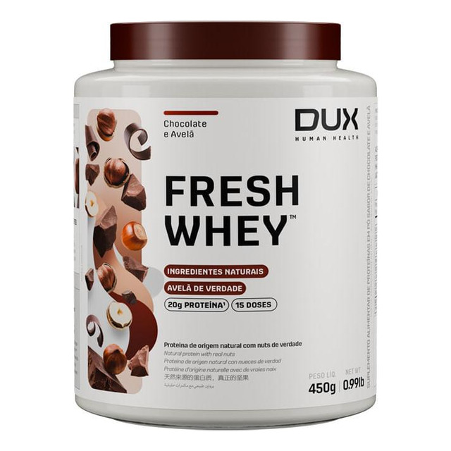 Whey Protein Freshwhey Dux Nutrition - Pote 450g Whey Protein Freshwhey Dux Nutrition - Pote 450g