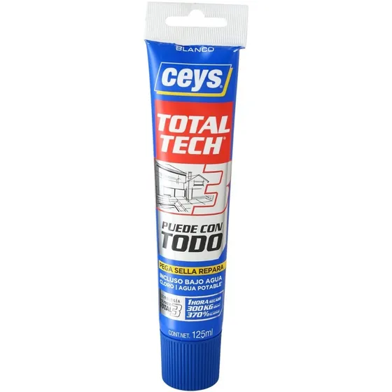Adhesivo/ Sellador Totaltech Blanco Ceys 125ml