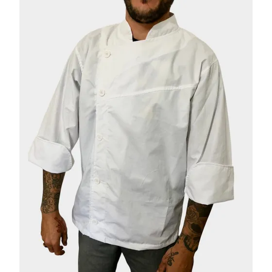 Chaqueta Cocinero Chef Gastronomica Blanca 