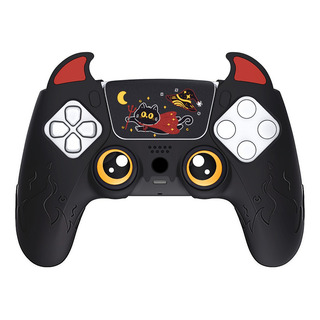 Playvital Funda De Silicona Para Ps5 Mando - Cute Demon Playvital Funda De Silicona Para Ps5 Mando - Cute Demon