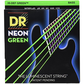 Dr Strings Ngb5-45 Hi-def Neon Green K3 Coated Guita... Dr Strings Ngb5-45 Hi-def Neon Green K3 Coated Guita...