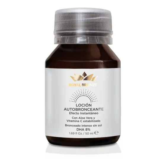 Loción Autobronceante 8% Color Piel Bronceado Royal Bronze X 50ml