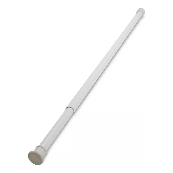 Tubo De Cortina De Baño Pequeño, Ajustable Y A Presión