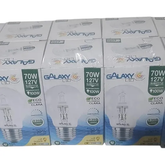 Lâmpada Led Galaxy 105W 127V Kit com 20 unidades Halôgena Clara