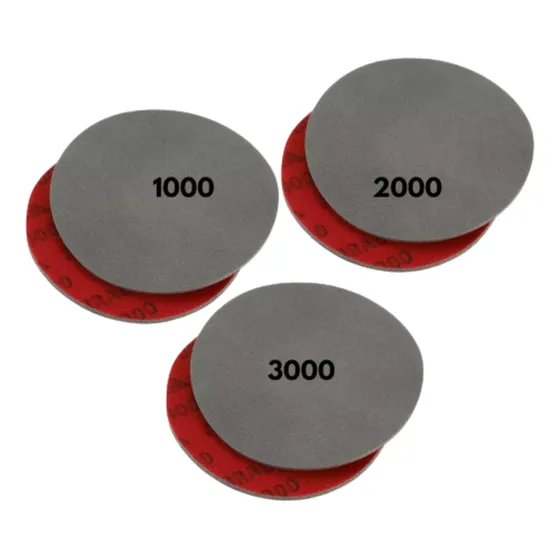 Kit Lixa Abralon 1000, 2000 E 3000 150mm - 6  - Mirka