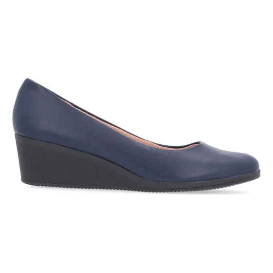 Zapato Formal Cuero Mujer Usaflex New Blue