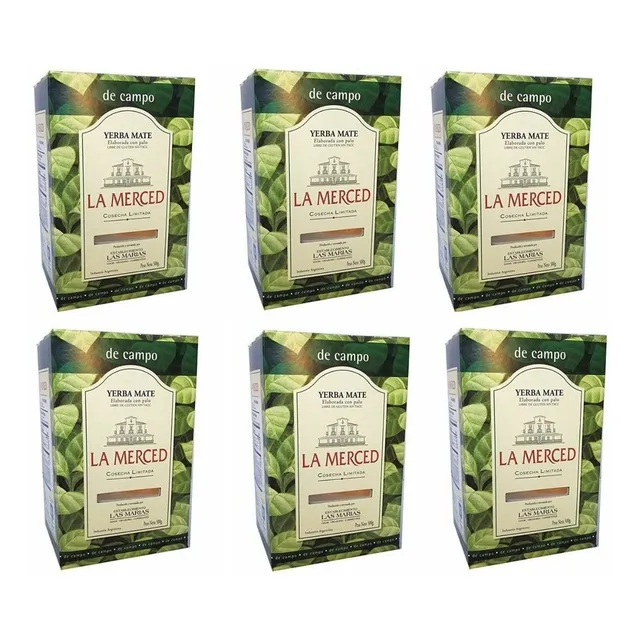 Yerba Mate La Merced De Campo - Caixa C/6 Un. 500g