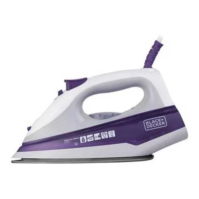 Ferro À Vapor Black E Decker 1200W Branco/Roxo FX1000 127V