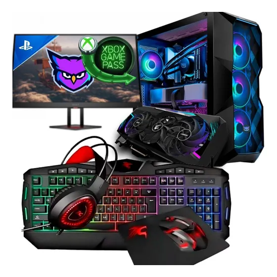 Pc Armada Combo Gamer Ryzen 7 5700g 32gb 1tb Wifi Monitor 22