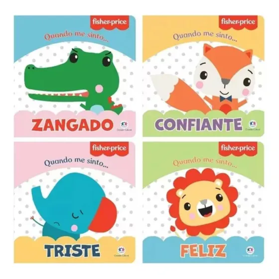 Kit 4 Livros Coleção Quando Me Sinto | Fisher Price, De Karina Barbosa. 1, Vol. Único. Editorial Ciranda Cultural, Capa Dura, Edição Ciranda Cultural Em Português, 2021