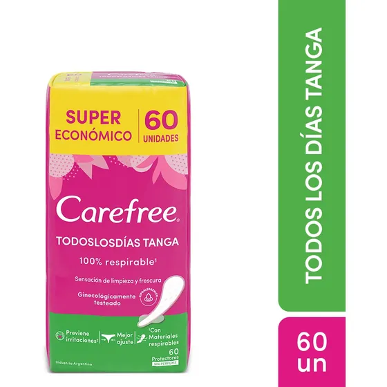 Carefree Todos Los Dias Tanga X 60 Unidades