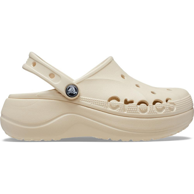 Sandália Crocs Baya Plataform Clog Winter White Sandália Crocs Baya Plataform Clog Winter White