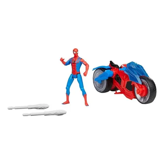 Figura Hombre Araña + Vehículo Spiderman