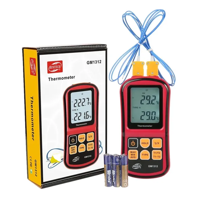 Termómetro Digital De Termopar Termocupla - Benetech Gm1312