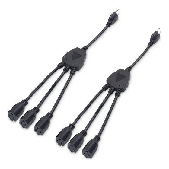 [listado Etl] Paquete De 2 Cables Divisor De Alimentaci...