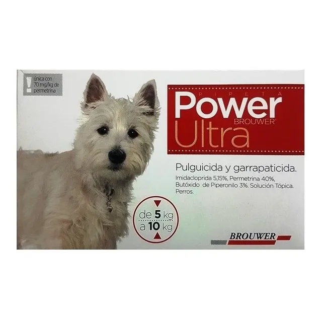 Pipeta Power Ultra Para Perros De 5 A 10 Kg
