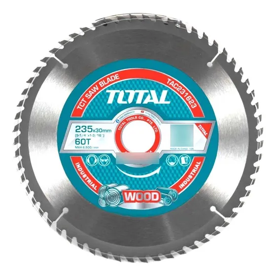 Disco De Corte Sierra 9 1/4 235mm 60 Dientes Total Tac231623