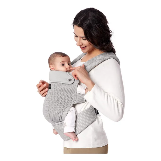 Momcozy Portabebé Enfriamiento Cangurera Bebé Transpirable Color Gris