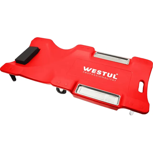 Camilla Plastica Mecanico Carro 100cm 150kg Reforz Westul