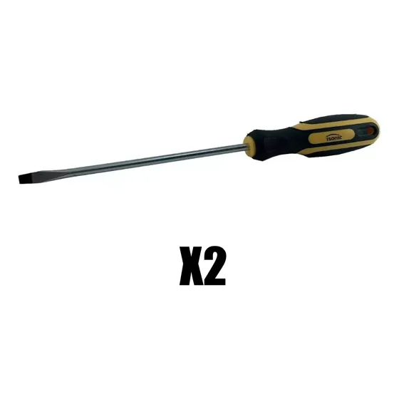 Destornillador Punta Magnetica De Pala 15cm Mango Plastico