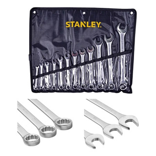 Jogo Chaves 12 Pçs Combinadas 6 A 22mm Stanley Stmt80932-840 Jogo Chaves 12 Pçs Combinadas 6 A 22mm Stanley Stmt80932-840