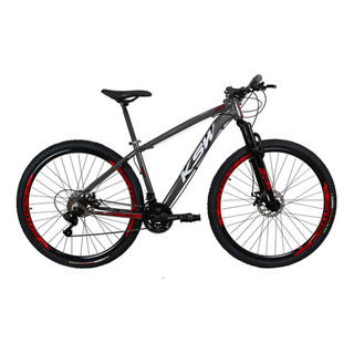 Bicicleta Aro 29 Ksw Xlt 100 27 Vel Cor Grafite E Vermelho Tamanho Do Quadro 19 Bicicleta Aro 29 Ksw Xlt 100 27 Vel Cor Grafite E Vermelho Tamanho Do Quadro 19