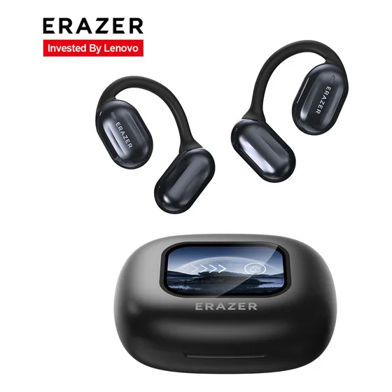 Fones de ouvido Bluetooth Lenovo Erazer Xp2 sem fio Ows, cor preta