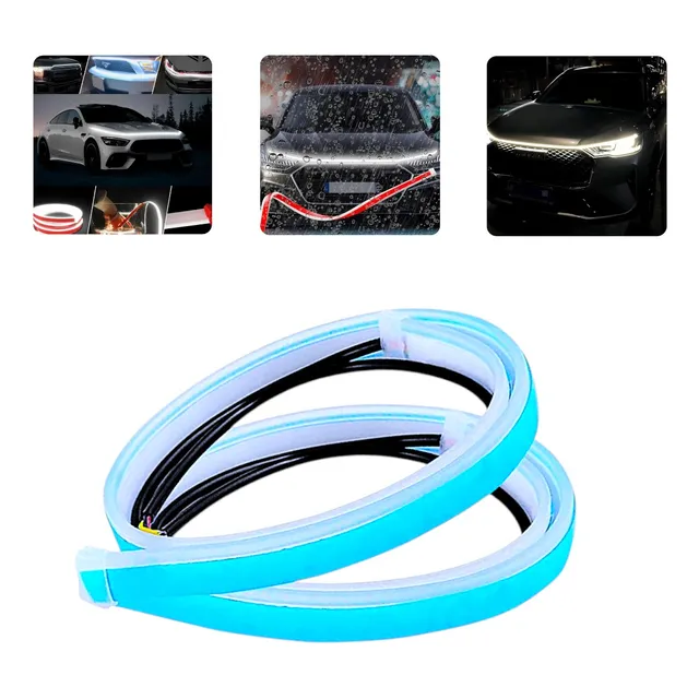 Faixa De Luz Decorativa Para Capô De Carro Led De 1,8m