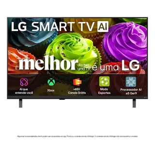 Smart TV HD 32" LG LB650 AI 2026 Processador α5 Ger9 HDR10 Xbox Bluetooth Wi-Fi