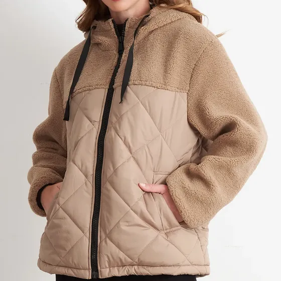 Chaqueta Mitad Chiporro/parka Khaki Nicopoly