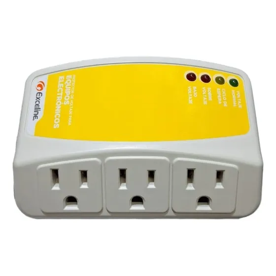 Protector De Voltaje Exceline Para Equipos Electronicos 120v