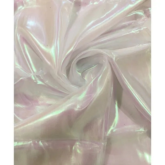 Tecido Organza Holográfico 70%poliéster 30%poliamida 1 Metro