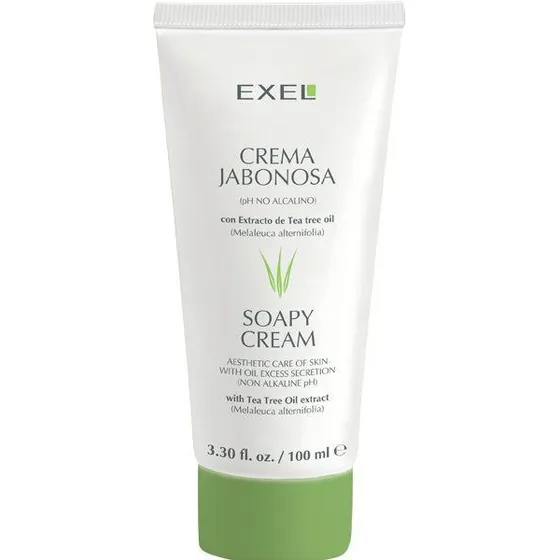 Crema Jabonosa Tea Tree Oil  Exel 100 Ml.