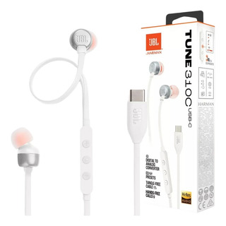 Fone De Ouvido Com Fio Jbl Tune 310c Usb-c Original C/ Nf-e Fone De Ouvido Com Fio Jbl Tune 310c Usb-c Original C/ Nf-e