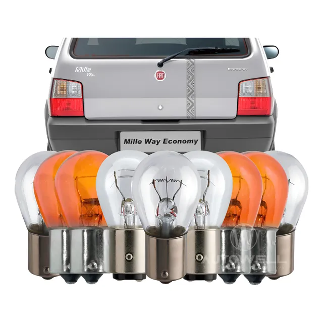 Kit Lâmpadas Lanterna Traseira Fiat Uno Fiorino Doblo Strada