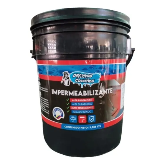 Pintura Elastomérica E Impermeabilizante Manto Flex Rojo
