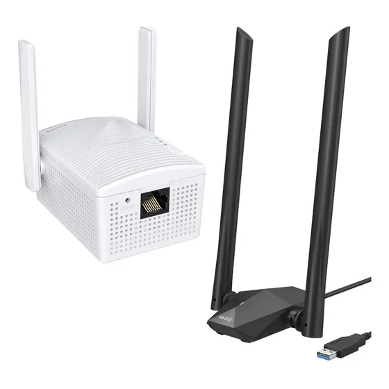 Brostrend Adaptador Ax1800 Usb Wifi 6 Para Largo Alcance