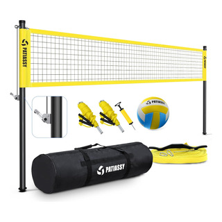 Juego De Red De Voleibol Profesional, Amarillo Juego De Red De Voleibol Profesional, Amarillo