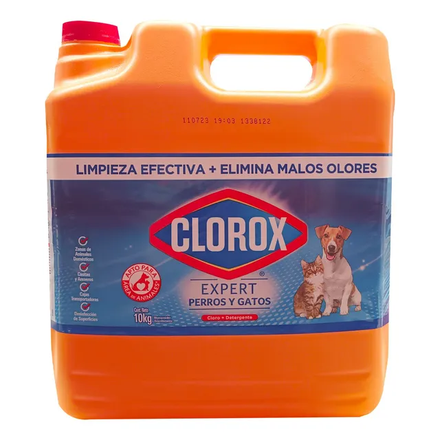 Desinfectante Con Detergente Clorox Mascotas 10l