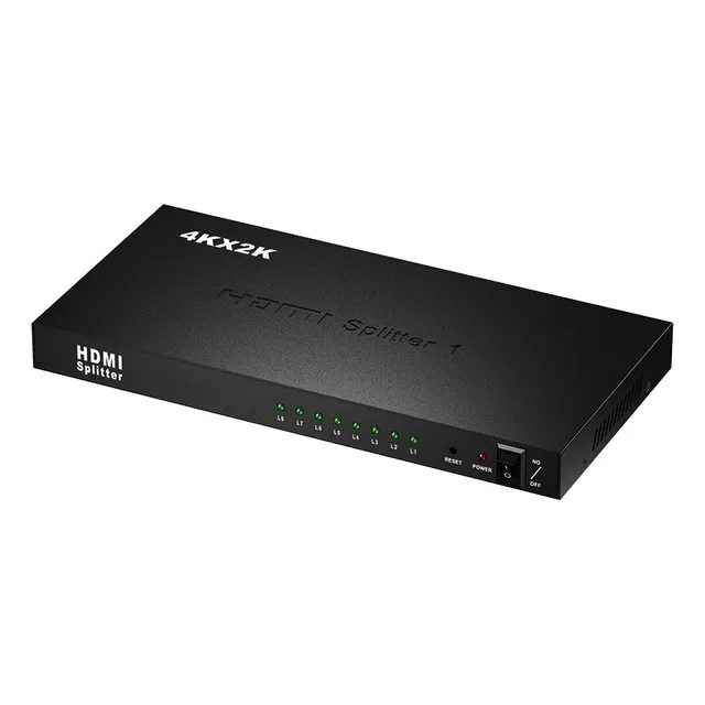 Divisor Hdmi Spitter 4k 1 Entrada 8 Salidas 1080p 60hz