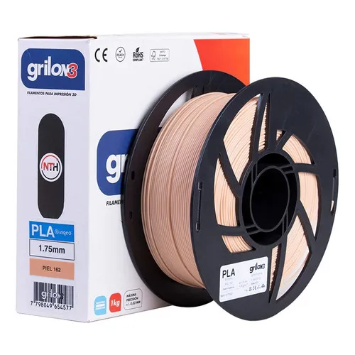 Filamento 3d Pla Grilon3 De 1.75mm Y 1kg Color Piel 162