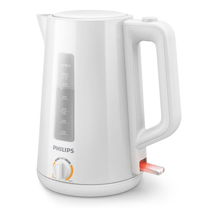 Pava Eléctrica Philips Hd9368/00 1.7 Litros Blanca 2200w Color Blanco Pava Eléctrica Philips Hd9368/00 1.7 Litros Blanca 2200w Color Blanco