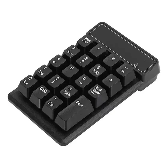 Teclado Numerico Inalambrico Pequeño Usb 19 Teclas Ligero