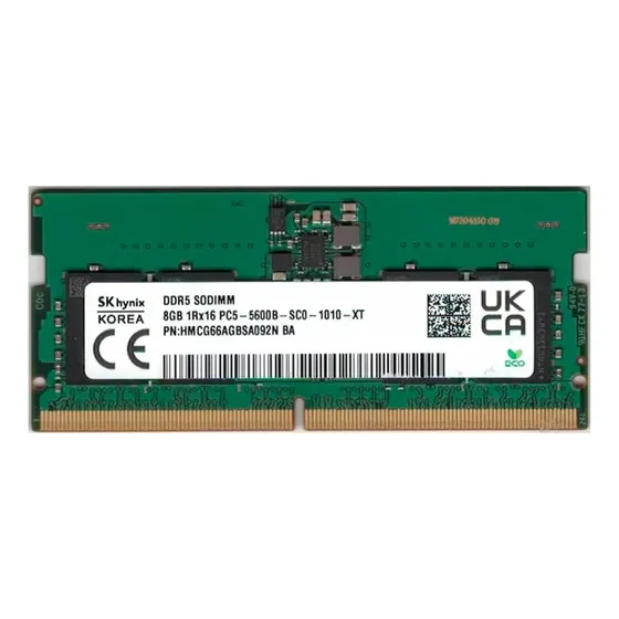 Memória Notebook 8gb Sk Hynix Ddr5 5600mhz Hmcg66agbsa092n