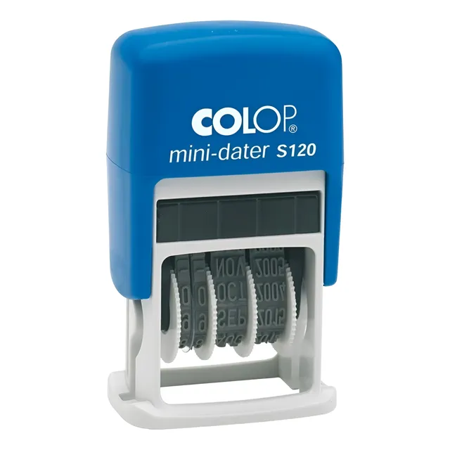 Carimbo Datador Automático 4mm Colop S120 Com Data Até 2032