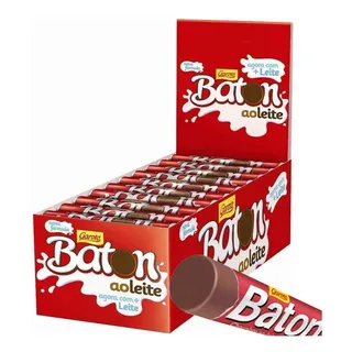Chocolate Baton Ao Leite Garoto Caixa 30x16g Chocolate Baton Ao Leite Garoto Caixa 30x16g
