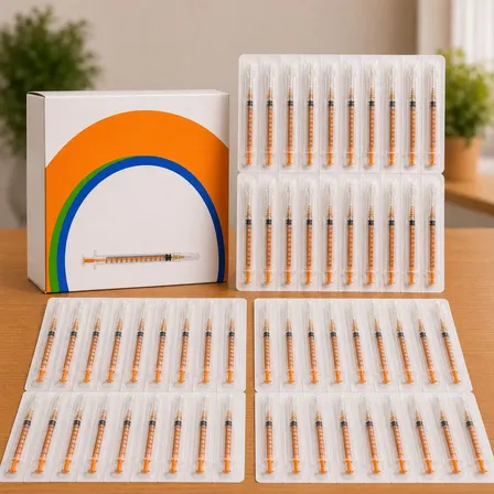 Kit 50 Seringas Insulina 1ml Agulha Removivel 13x045mounjaro 1 Ml