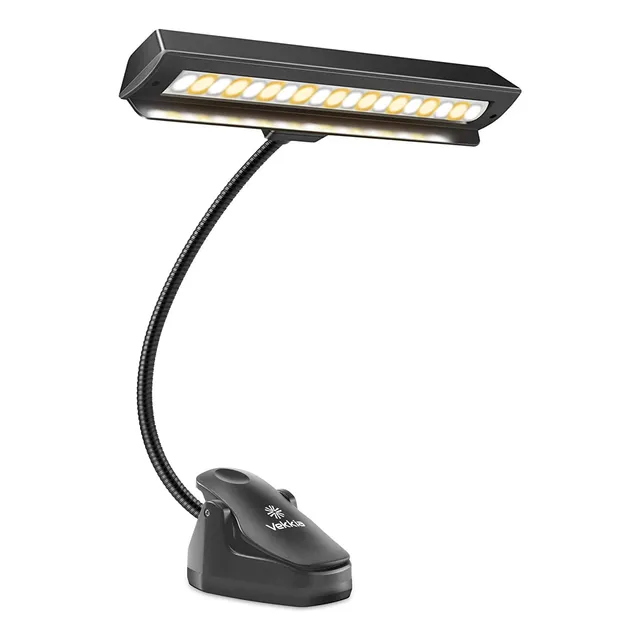 Luz De Atril Recargable Vekkia - Pinza De Luz De Piano Para