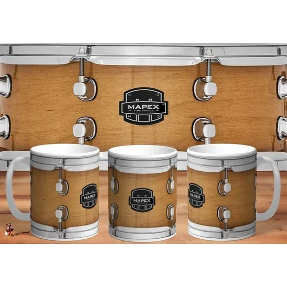 Taza De Ceramica Redoblante Instrumento Musical 13